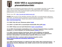 Tablet Screenshot of koovee.kerrostalo.huone.net